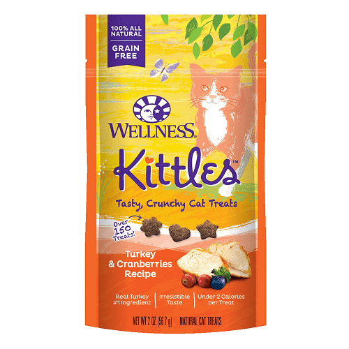Cat Treat - Kittles - Crunchy Bites - Turkey & Cranberries - 2 oz - J & J Pet Club - Wellness