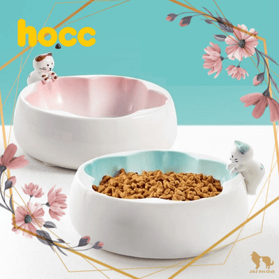 Ceramic Pet Bowl - Cherry Blossom Series - J & J Pet Club - HOCC