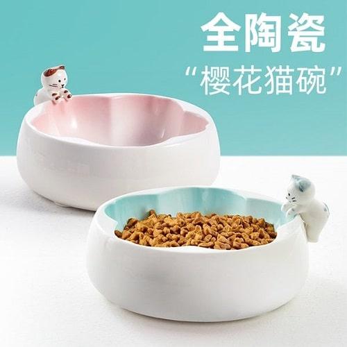 Ceramic Pet Bowl - Cherry Blossom Series - J & J Pet Club - HOCC