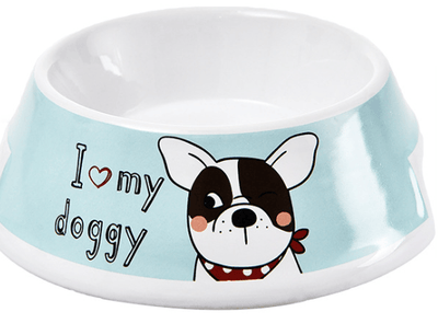 Ceramic Pet Bowl - I LOVE MY DOGGY - 18 cm - J & J Pet Club - Elite