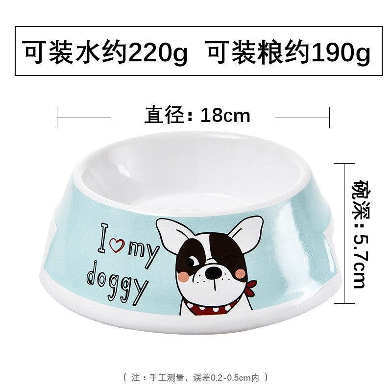 Ceramic Pet Bowl - I LOVE MY DOGGY - 18 cm - J & J Pet Club