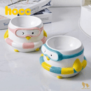 Ceramic Pet Bowl - Penguin Series - Swimmer - J & J Pet Club - HOCC