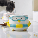 Ceramic Pet Bowl - Penguin Series - Swimmer - J & J Pet Club - HOCC