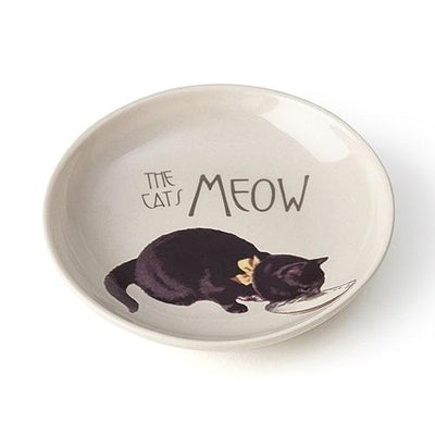 Ceramic Pet Bowl - Pet Derby 5" Cat Saucer - J & J Pet Club - PetRageous