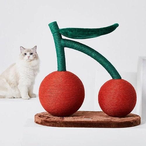 Cherry Cat Tree & Scratcher - J & J Pet Club