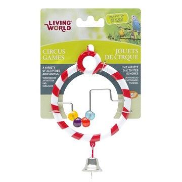 Circus Bird Toy - Abacus - Red - J & J Pet Club - Living World