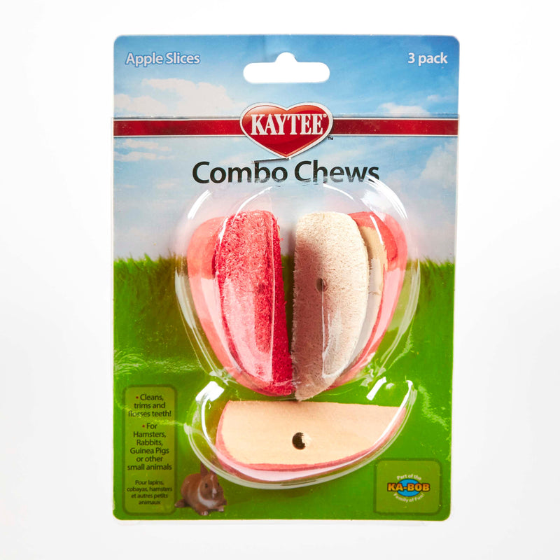 Combo Chews - Apple Slices - 3 pk - J & J Pet Club - Kaytee