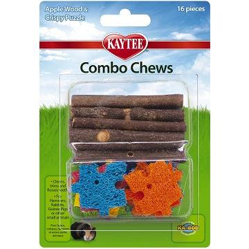 Combo Chews - Apple Wood and Crispy Puzzle - J & J Pet Club - Kaytee