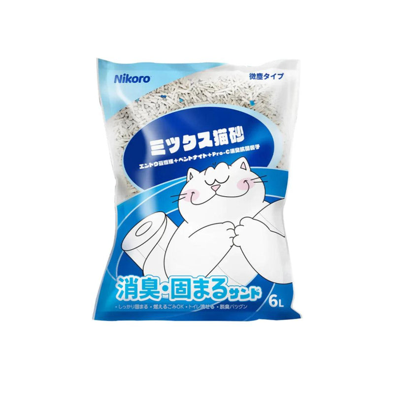 Composite Tofu Cat Litter - 6 L - J & J Pet Club - Nikoro