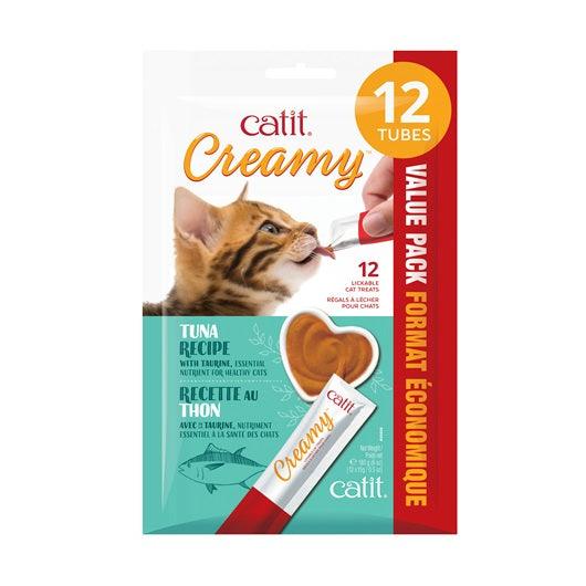 Creamy Lickable Cat Treat - Tuna Flavor - J & J Pet Club - Catit