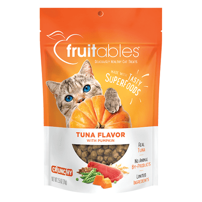 Crunchy Cat Treat - Tuna Flavor with Pumpkin - 2.5 oz - J & J Pet Club