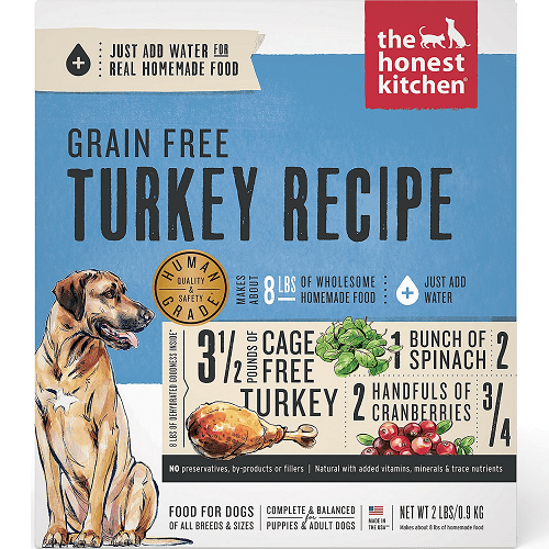Dehydrated Dog Food - Grain Free Turkey - J & J Pet Club - The Honest Kitchen
