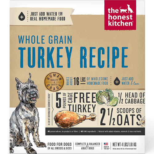 Dehydrated Dog Food - Whole Grain Turkey - J & J Pet Club - The Honest Kitchen