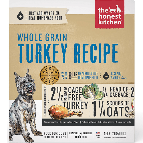 Dehydrated Dog Food - Whole Grain Turkey - J & J Pet Club - The Honest Kitchen
