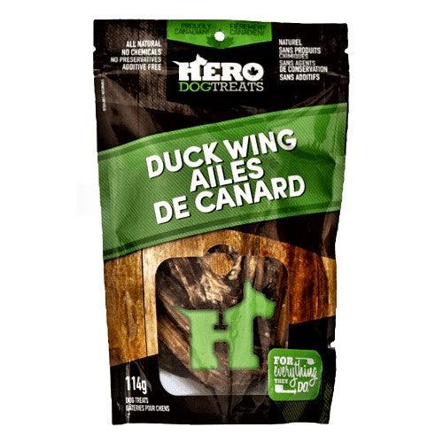 Dehydrated Dog Treat - Duck Wing - 114 g bag - J & J Pet Club - Hero Dog Treats