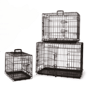 Deluxe Dog Crate - Foldable Double Doors - J & J Pet Club - BUD'Z