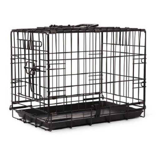 Deluxe Dog Crate - Foldable Double Doors - J & J Pet Club - BUD'Z