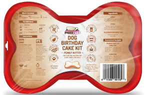 Dog Birthday Cake Kit - Peanut Butter