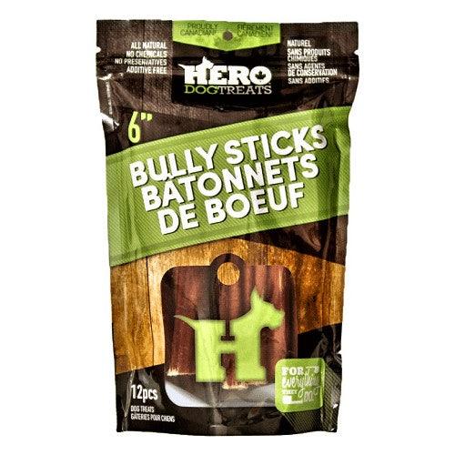Dog Chewing Treat - Bully Stick - 6“ x 12 pcs bag - J & J Pet Club