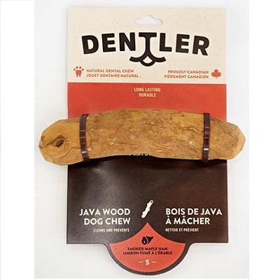Dog Dental Chew - Java Wood Dog Chew - Smoked Ham Maple - J & J Pet Club - Dentler