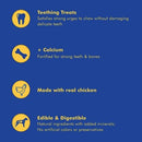 Dog Dental Treat - Puppy Teething Sticks - Chicken Flavor - 3.74 oz - J & J Pet Club - N-BONE