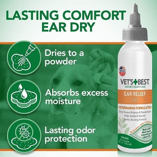 Dog Ear Relief Dry - 4 fl oz - J & J Pet Club - Vet's Best