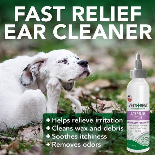 Dog Ear Relief Wash - 4 fl oz - J & J Pet Club - Vet's Best