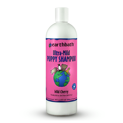 Dog Shampoo, Ultra-Mild Puppy (Wild Cherry), 16 fl oz - J & J Pet Club - Earthbath