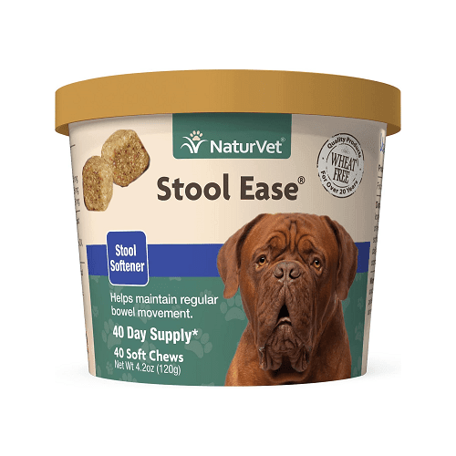 Dog Supplement - Stool Ease Soft Chews - 40 ct cup - J & J Pet Club - Naturvet