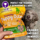 Dog Training Treat - CRUNCHY PUPPY BITES - Chicken & Carrots - 6 oz - J & J Pet Club - Wellness