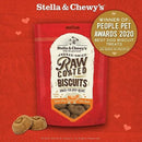 Dog Treat - Raw Coated Biscuits - Beef - 9 oz - J & J Pet Club - Stella & Chewy's