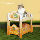 Double Deck Cat Scratching Bed, "Two-Cat Plan" (for up to 4 cats / 15 kg) - J & J Pet Club - Tinypet