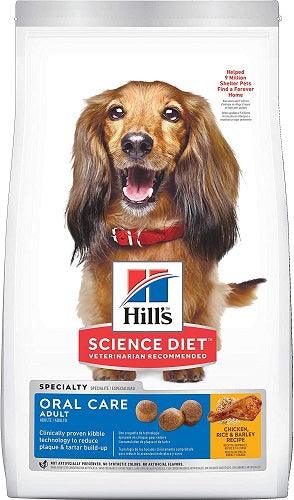Dry Dog Food - Adult - Oral Care - Chicken, Rice & Barley Recipe - J & J Pet Club - Hill's Science Diet