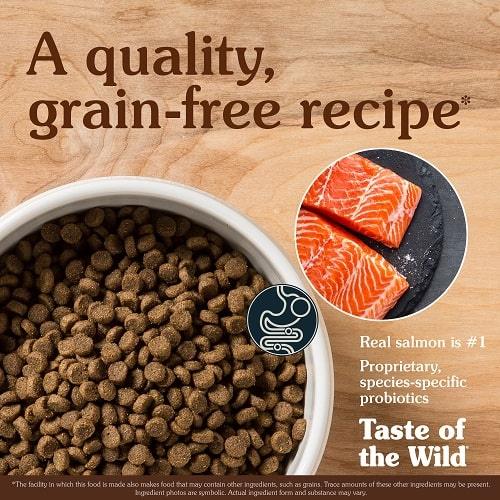 Dry Dog Food - Pacific Stream Puppy Recipe with Smoked Salmon - J & J Pet Club - Taste of the Wild