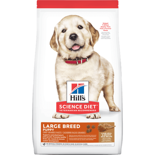 Dry Dog Food - Puppy Large Breed - Lamb Meal & Brown Rice Recipe - 30 lb - J & J Pet Club - Hill's Science Diet