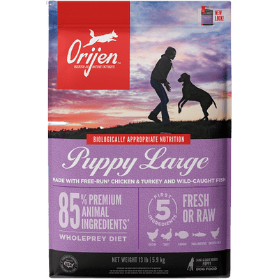 Dry Dog Food - Puppy Large - J & J Pet Club - Orijen