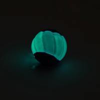 Duo Ball Dog Toy with Glow in the Dark & Squeaker - Small - 2 pack - 5 cm (2 in) - J & J Pet Club - Zeus