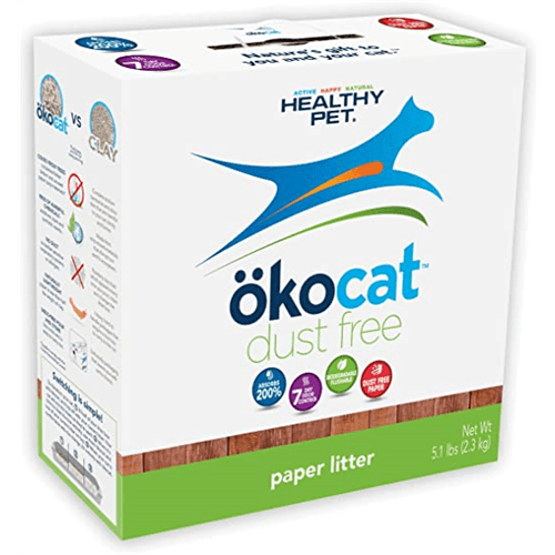 Dust Free Non-Clumping Paper Pellet Cat Litter - J & J Pet Club - Okocat