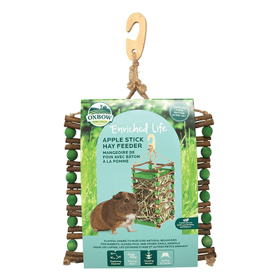 Enriched Life - Apple Stick Hay Feeder - J & J Pet Club - Oxbow