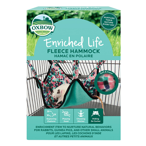 Enriched Life - Fleece Hammock - J & J Pet Club - Oxbow