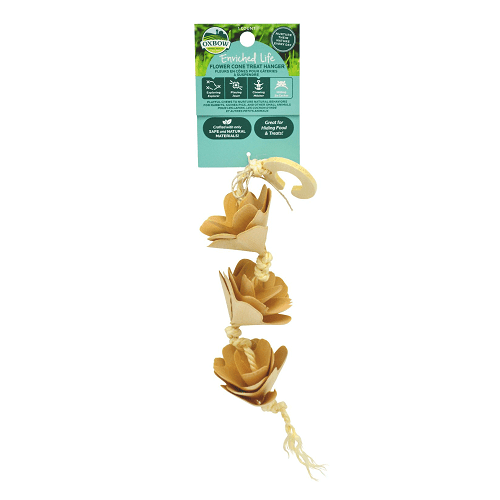 Enriched Life - Flower Cone Treat Hanger - J & J Pet Club - Oxbow