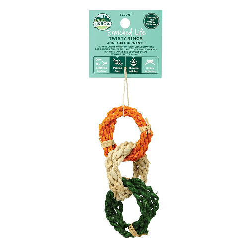 Enriched Life - Twisty Rings - J & J Pet Club - Oxbow