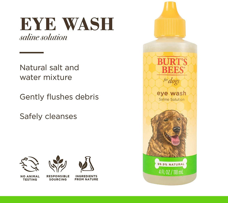 Eye Wash For Dogs - 4 oz - J & J Pet Club - Burt's Bees