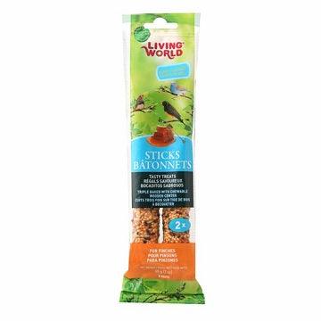 Finch Sticks - Honey Flavour - 60 g (2 oz) - 2 pack - J & J Pet Club - Living World