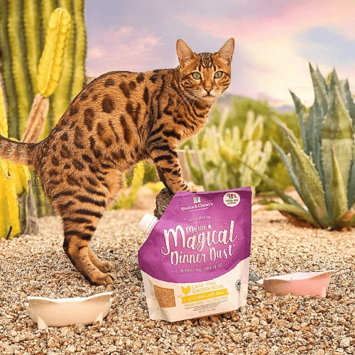 Freeze Dried Cat Meal Mixer - Marie’s Magical Dinner Dust - Chicken - 7 oz - J & J Pet Club - Stella & Chewy's