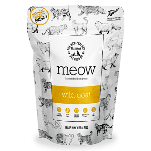 Freeze Dried Cat Treat - Wild Goat - 50 g / 1.75 oz - J & J Pet Club - Meow