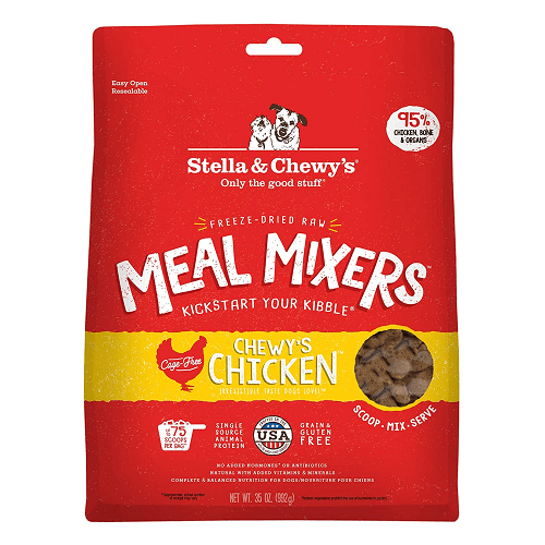 Freeze Dried Dog Meal Mixer - Chicken - J & J Pet Club - Stella & Chewy's