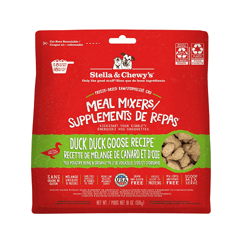 Freeze Dried Dog Meal Mixer - Duck - J & J Pet Club - Stella & Chewy's