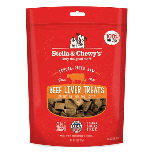 Freeze Dried Dog Treat - Single Ingredient - Beef Liver - 3 oz - J & J Pet Club - Stella & Chewy's