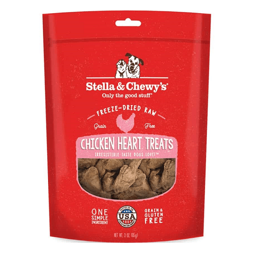 Freeze Dried Dog Treat - Single Ingredient - Chicken Heart - J & J Pet Club - Stella & Chewy's